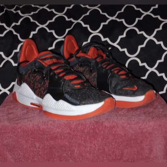 Men's Nike Paul George PG 5 Bred 2021 Size 8.5 - Picture 2 of 11